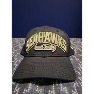 Seattle Seahawks New Era NFL 39Thirty Hat Navy Blue Small-Medium Used fitted